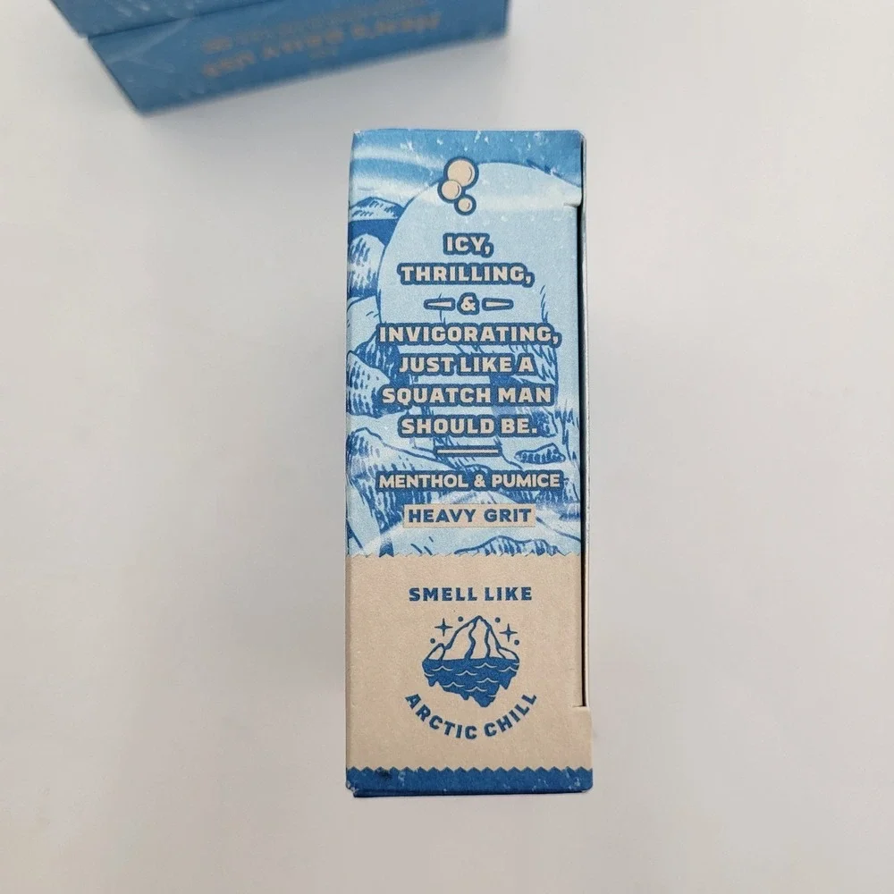 Lot of 4 Dr. Squatch Polar Rush Men's Natural Soap Heavy Grit 5oz Menthol Pumice